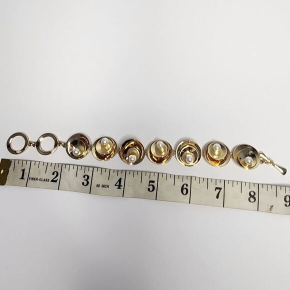 KATE SPADE NEW YORK  Gold Tone Bracelet Multi Size Adjustable - Picture 3 of 5